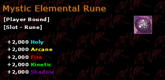 Mystic Elemental Rune