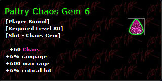 Paltry Chaos Gem 6