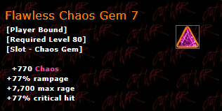 Flawless Chaos Gem 7