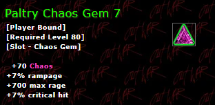Paltry Chaos Gem 7