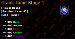 Titanic Rune Stage 1