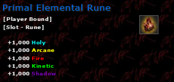 Primal Elemental Rune