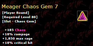 Meager Chaos Gem 7