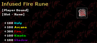 Infused Fire Rune