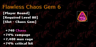 Flawless Chaos Gem 6