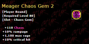 Meager Chaos Gem 2