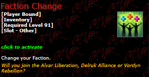 Faction Change