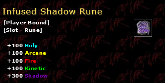 Infused Shadow Rune