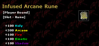 Infused Arcane Rune