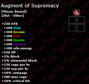 Augment of Supremacy