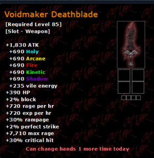 Voidmaker Deathblade