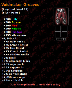 Voidmaker Greaves