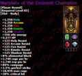 Warplate of the Eminent Champion (V2 Epic PVP Chest)